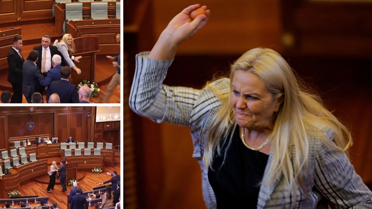 Pääministeriä heitettiin kananmunalla