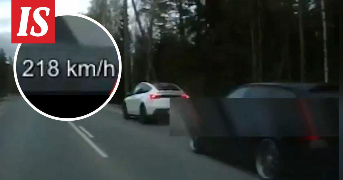 Tesla- ja Bemari-kuskit järkyttävässä kilvanajossa moottoritiellä: ”Huh, kovaa menoa”