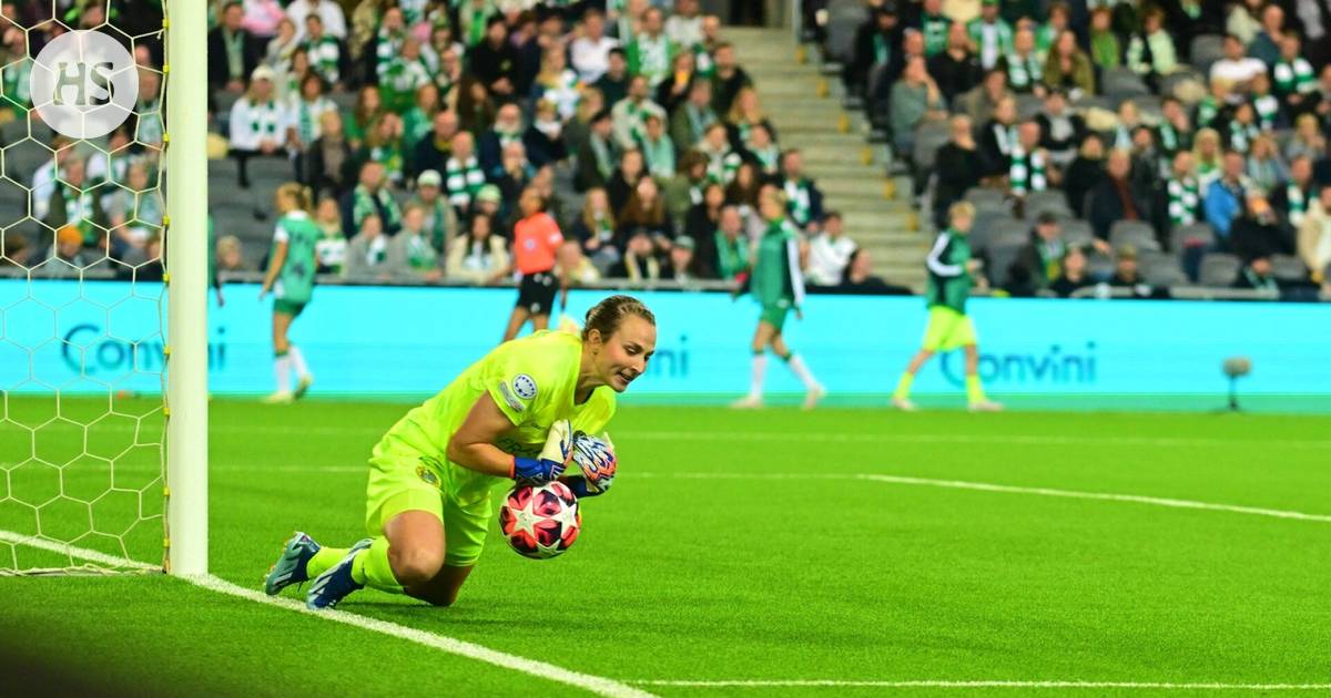 Anna Tamminen kept a clean sheet in the Champions League