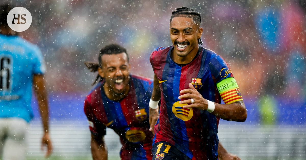 Barcelona crushed Feyenoord in the Champions League