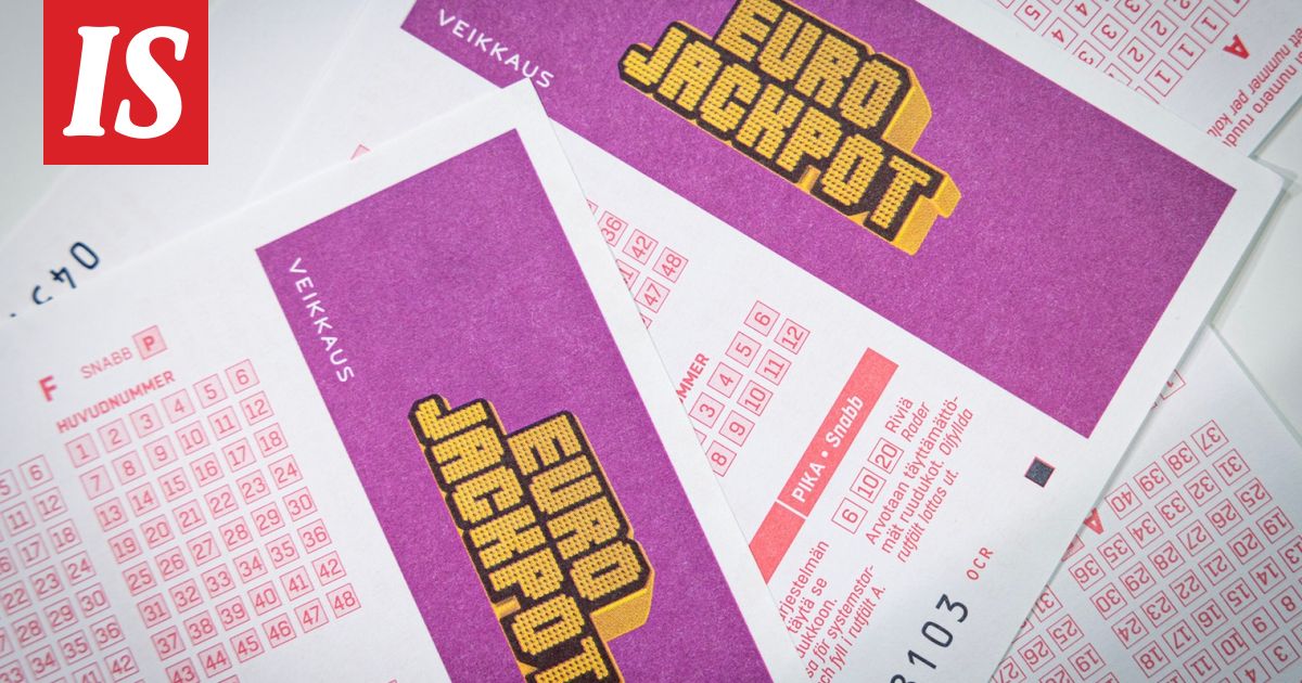 Tässä on Eurojackpotin oikea rivi