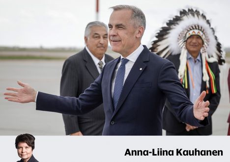 Kanadan pääministeri Mark Carney isännöi Kanadan Kalliovuorilla Kananaskisissa G7-ryhmän huippukokousta. Carney saapui Galgaryn lentokentälle.