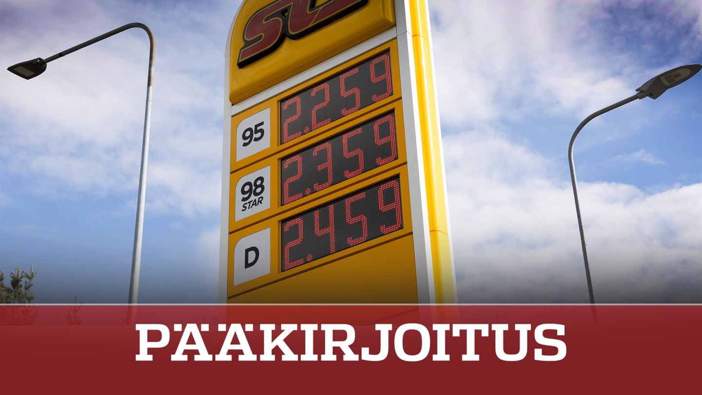 Pääkirjoitus: Bensan hintaa ei ole järkeä painaa alas politiikkatoimilla