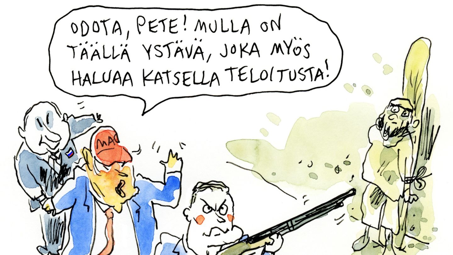 Päivän Ranta | Ystävien kanssa julkista teloitusta katsomassa