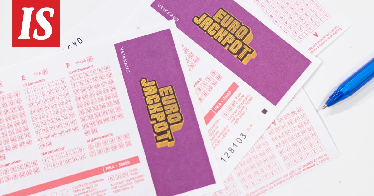 Eurojackpotin pääpotti osui Suomeen